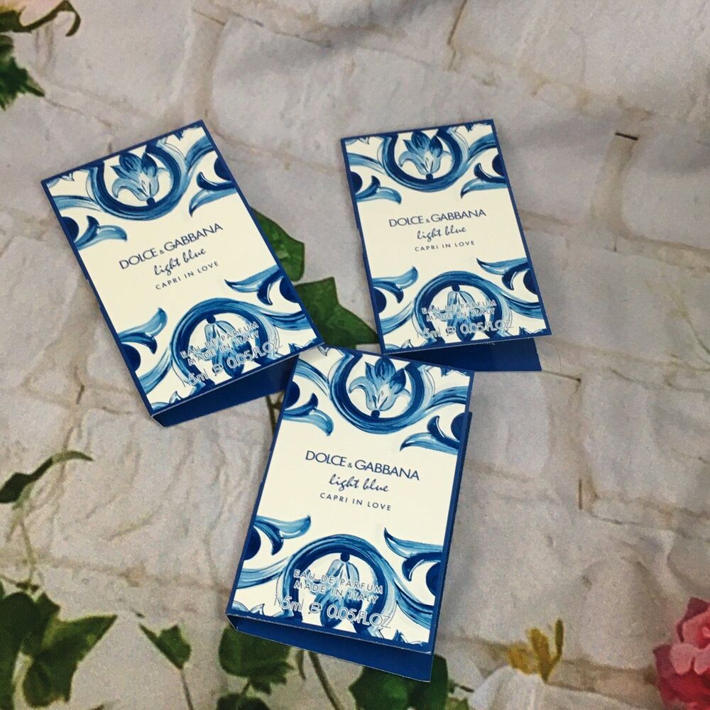 Dolce & Gabbana light blue Capri in love 
three (3) piece bundle 
1.5 ML each